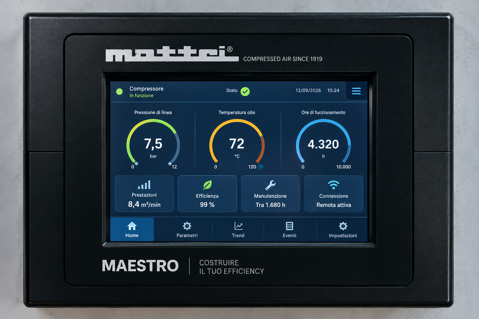 Sistema di controllo elettronico Maestro Mattei
